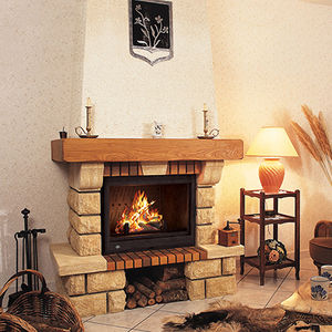 chimenea de leña