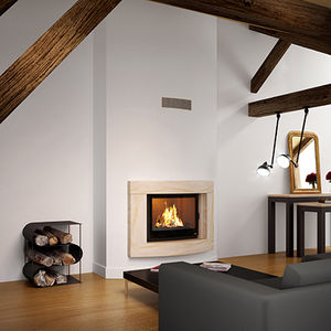 chimenea de leña