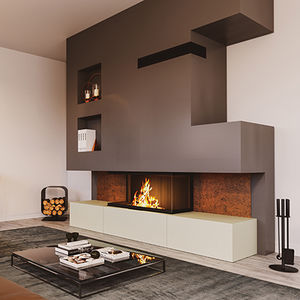 chimenea de leña