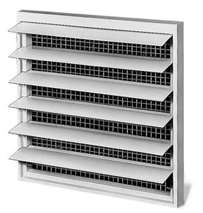 rejilla de ventilación de plástico