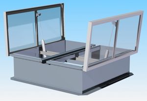 trampilla de ventilación aluminio