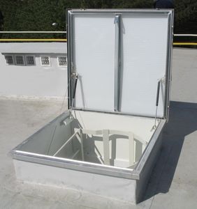 trampilla de ventilación de metal