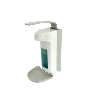 dispensador de gel bactericida de pie