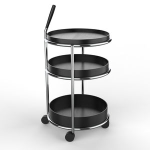 mesa carrito de oficina / para el sector servicios / de fresno