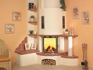 chimenea de leña