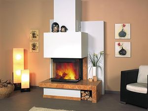 chimenea de leña