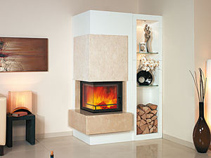 chimenea de leña