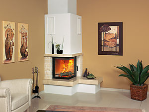 chimenea de leña