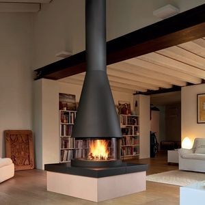 chimenea de leña