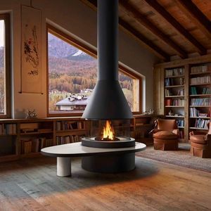 chimenea de leña