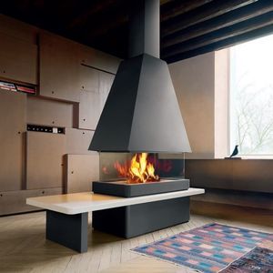 chimenea de leña