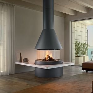 chimenea de leña