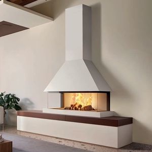 chimenea de leña