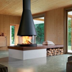chimenea de leña