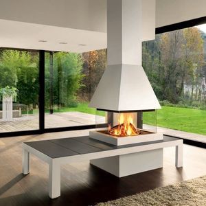 chimenea de leña