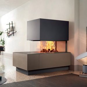 chimenea de leña