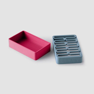 desk organizer de material reciclado
