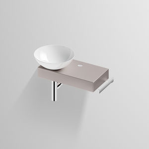 encimera de lavabo de acero vitrificado