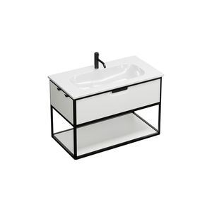 lavabo con cajones integrados