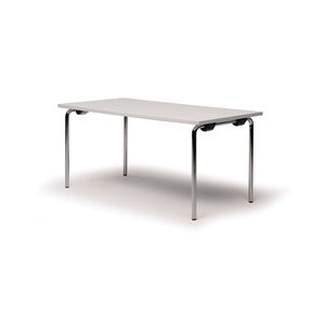 base de mesa de metal cromado
