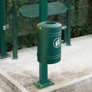 cubo de basura público