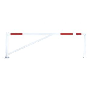 barrera de tráfico / pivotante / de acero galvanizado / para espacio público