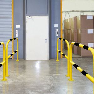 barrera de protección de acero galvanizado