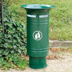 cubo de basura público