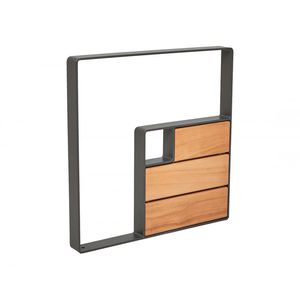 aparcabicis de acero galvanizado / de acero pintado / de madera / para espacio público