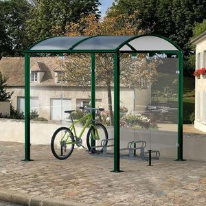 marquesina para bicicletas de acero