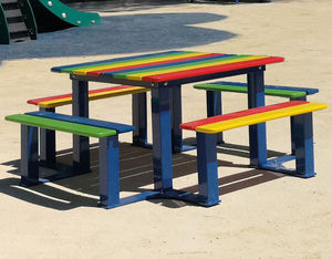 mesa de pícnic contemporánea