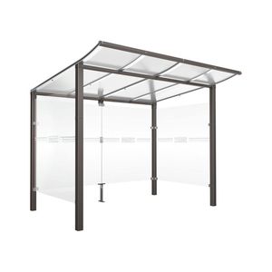 marquesina para bicicletas de acero