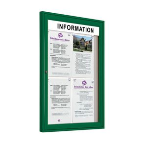 panel de información para espacio público
