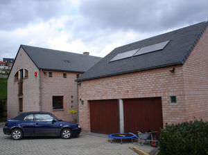 panel térmico plano