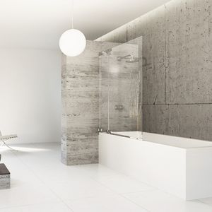 mampara de bañera abatible