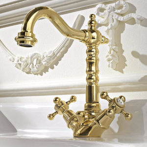 grifo bimando para lavabo