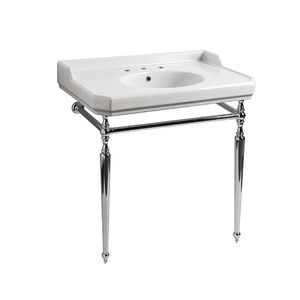 consola para lavabo de metal