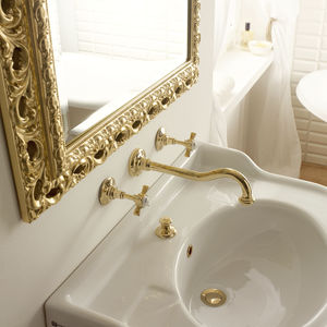 grifo bimando para lavabo