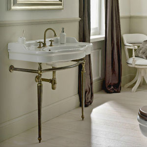 grifo bimando para lavabo