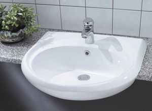 lavabo semiencastrado