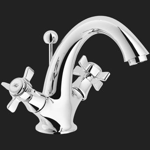 grifo bimando para lavabo