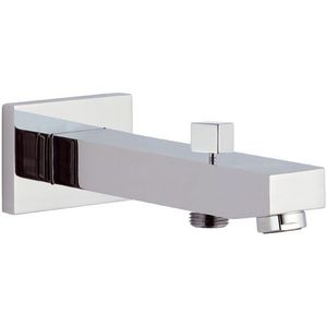 caño para bañera de latón cromado