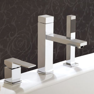 grifo monomando para ducha / de bañera / de latón cromado / mecánico