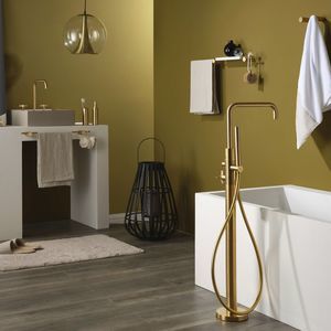 grifo monomando para bañera