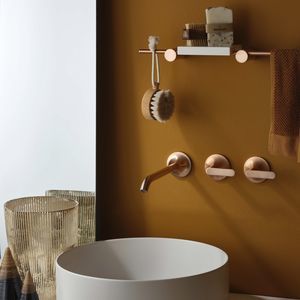 grifo bimando para lavabo