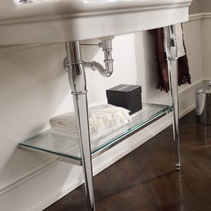 consola para lavabo de metal