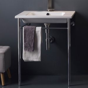 consola para lavabo de metal