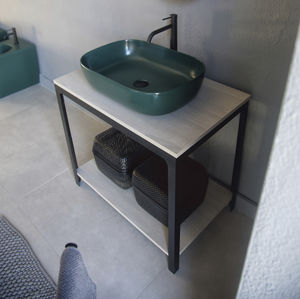 consola para lavabo de metal