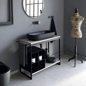 consola para lavabo de metal