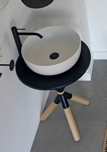 consola para lavabo de madera